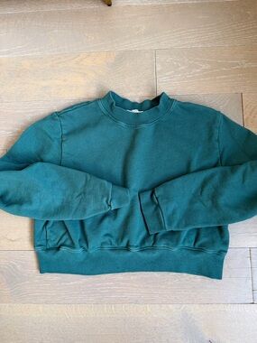 Perfect White Tee Crop Sweatshirt